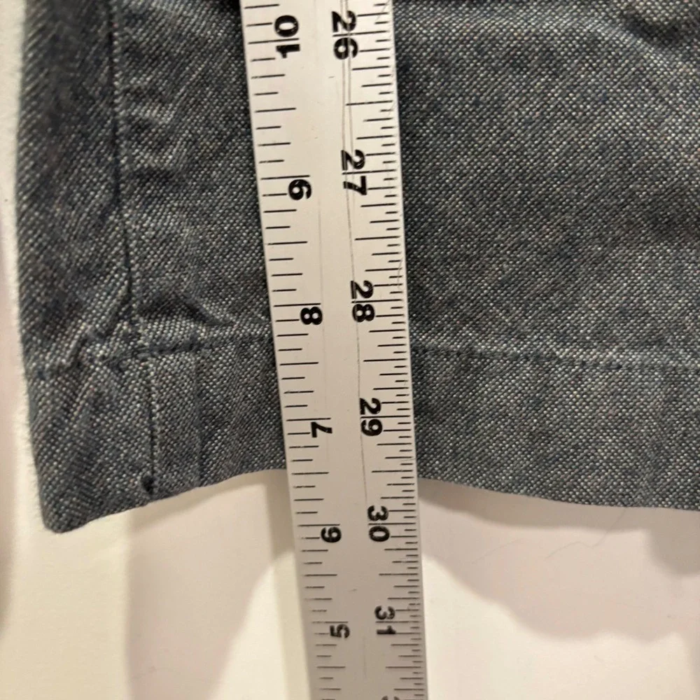 Banana Republic Kentfield Pant Mens 34x32 Charcoal Grey Cotton Chino Trousers